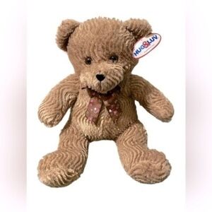 Hug & Luv Large 20” Super Soft Teddy Bear with brown and pink Heart scarf​​​